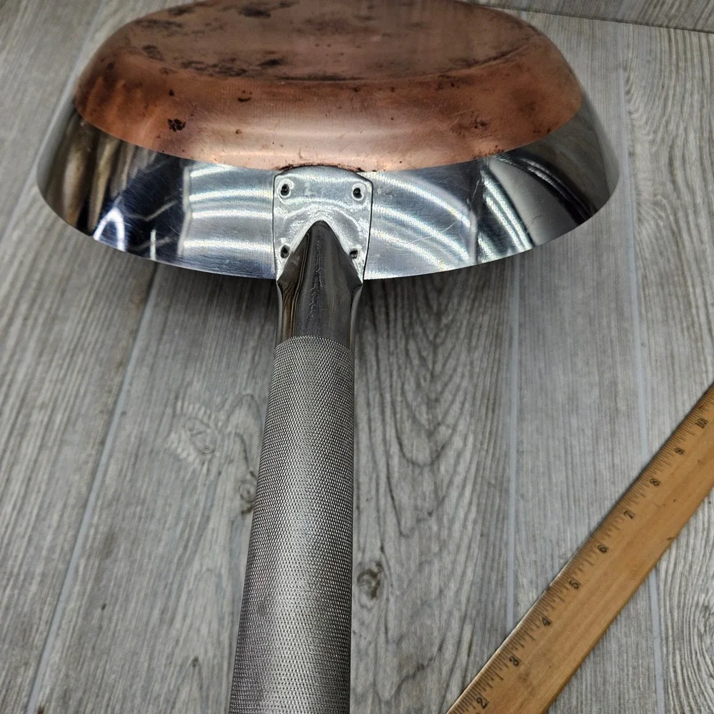 Revere Ware Institutional Stainless Fry Pan Patio 12